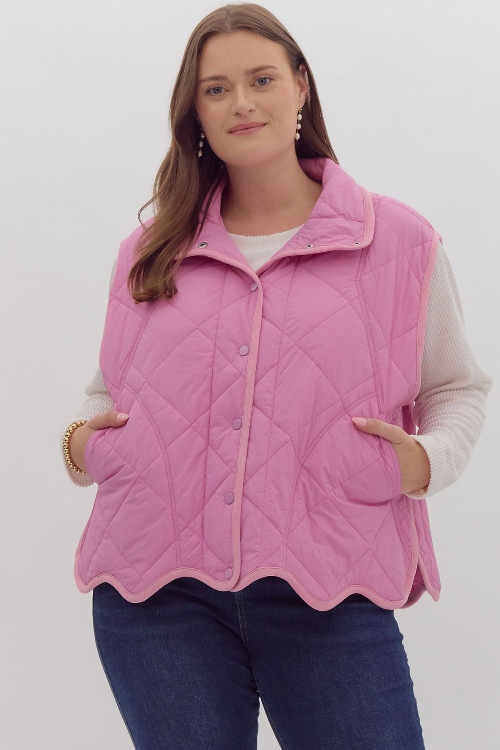 Bubble Gum Pink Vest