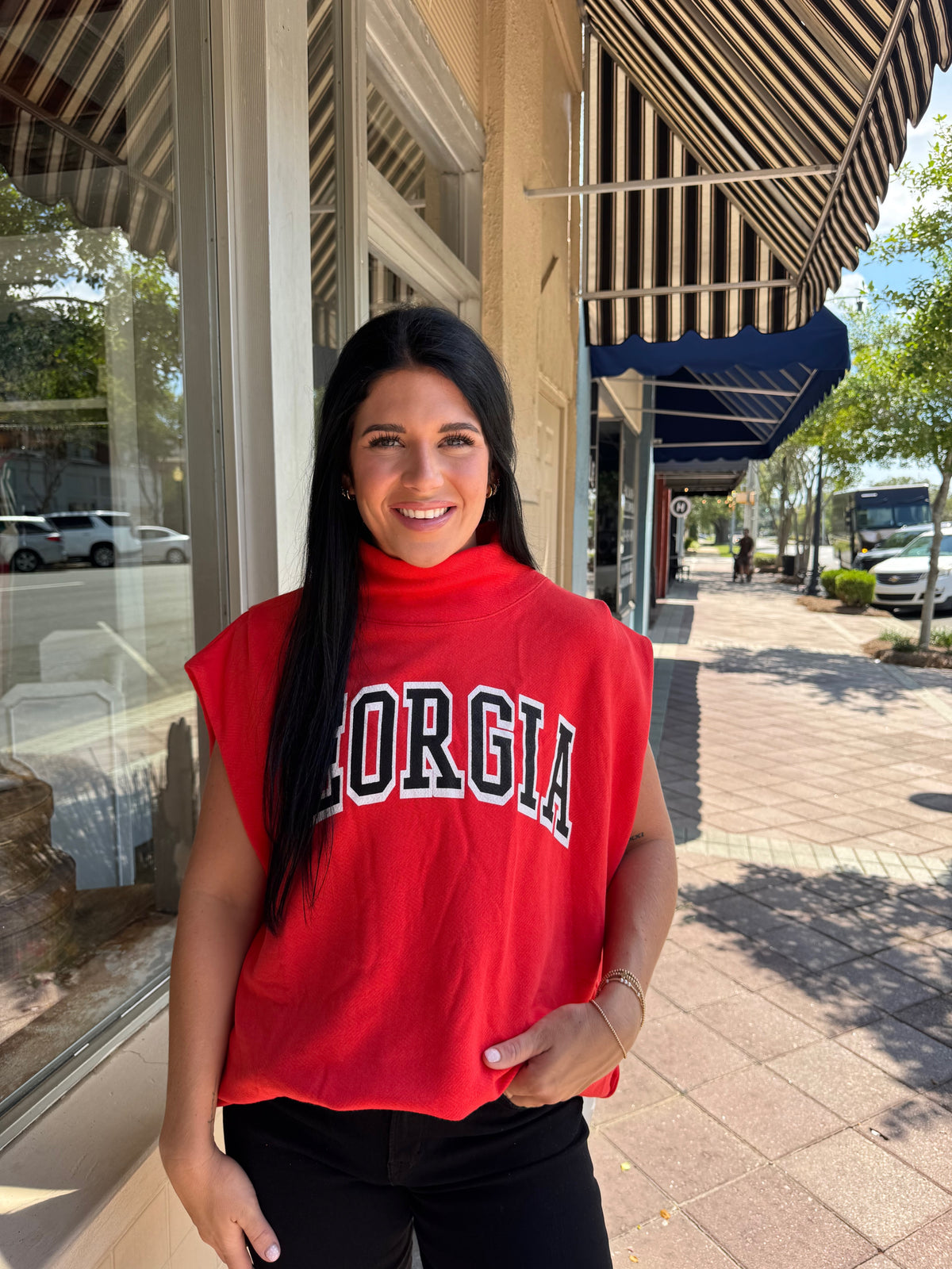 Georgia Oversized Muscle Sweatshirt