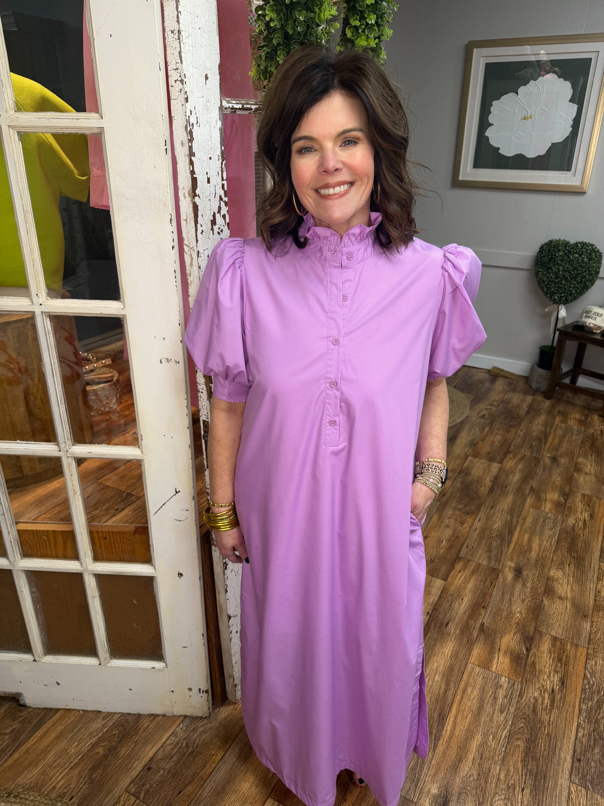 The Teacher Dress in Lilac