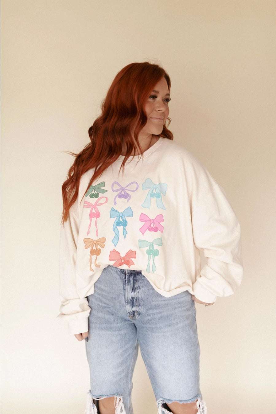 Cherry Bows Sweatshirt