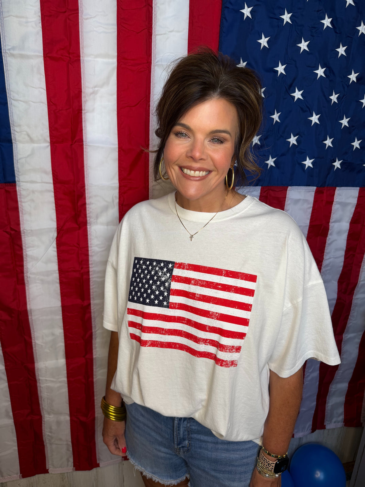 American Flag Tee