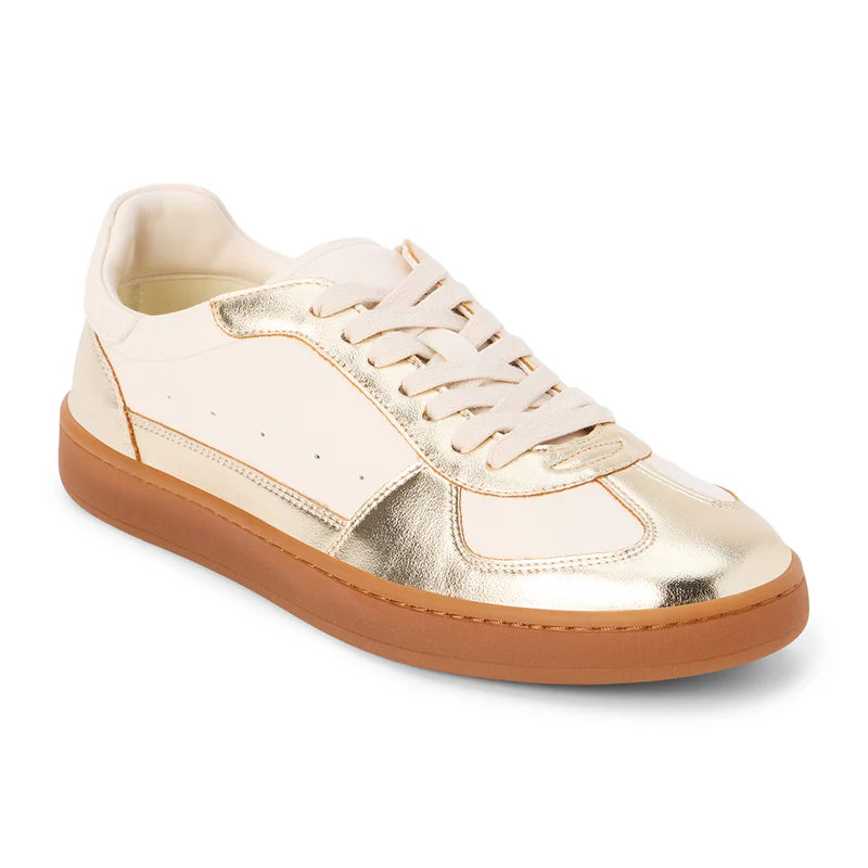 Dana Sneaker in Gold/Off White