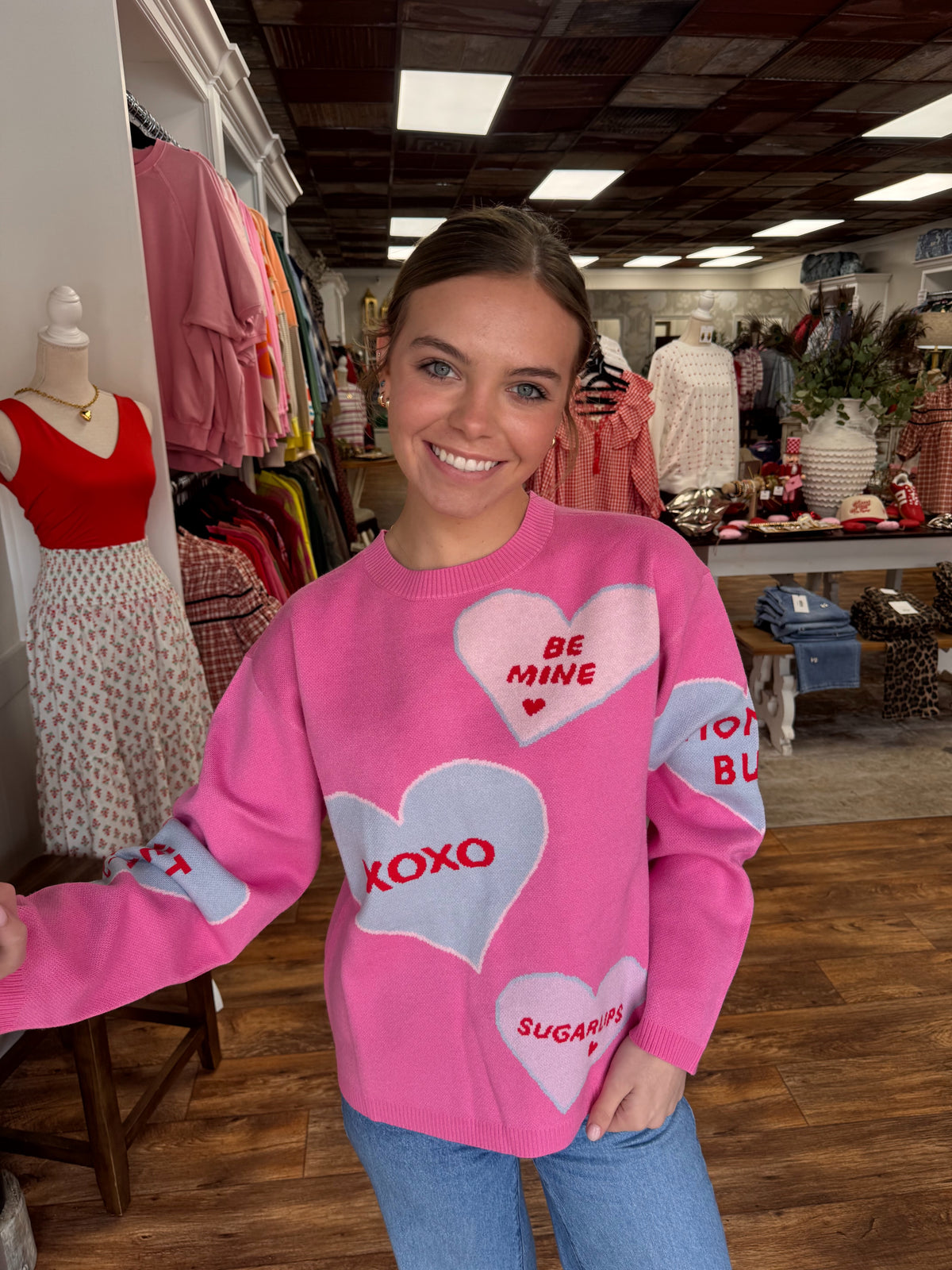 Candy Hearts Sweater