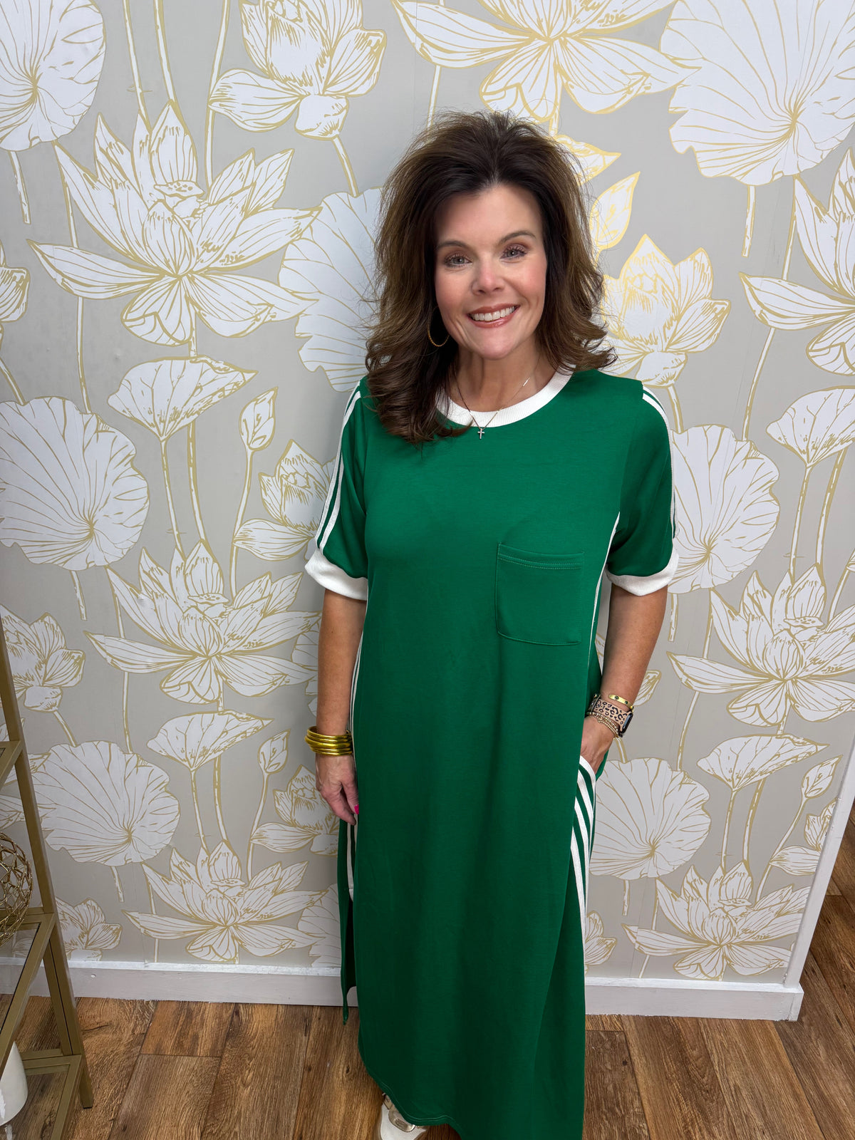 Kelly Green T-Shirt Maxi