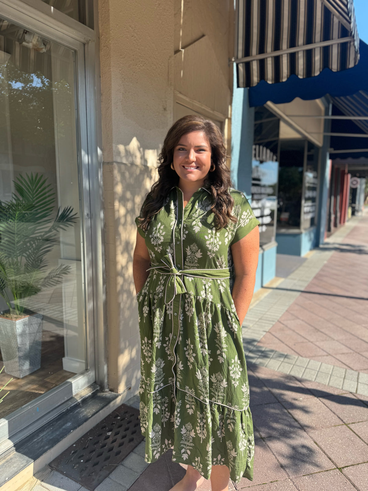 Olive & Bloom Midi Dress