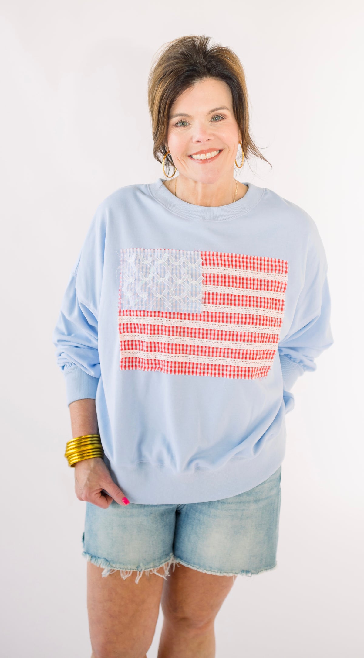 American Flag Sweatshirt