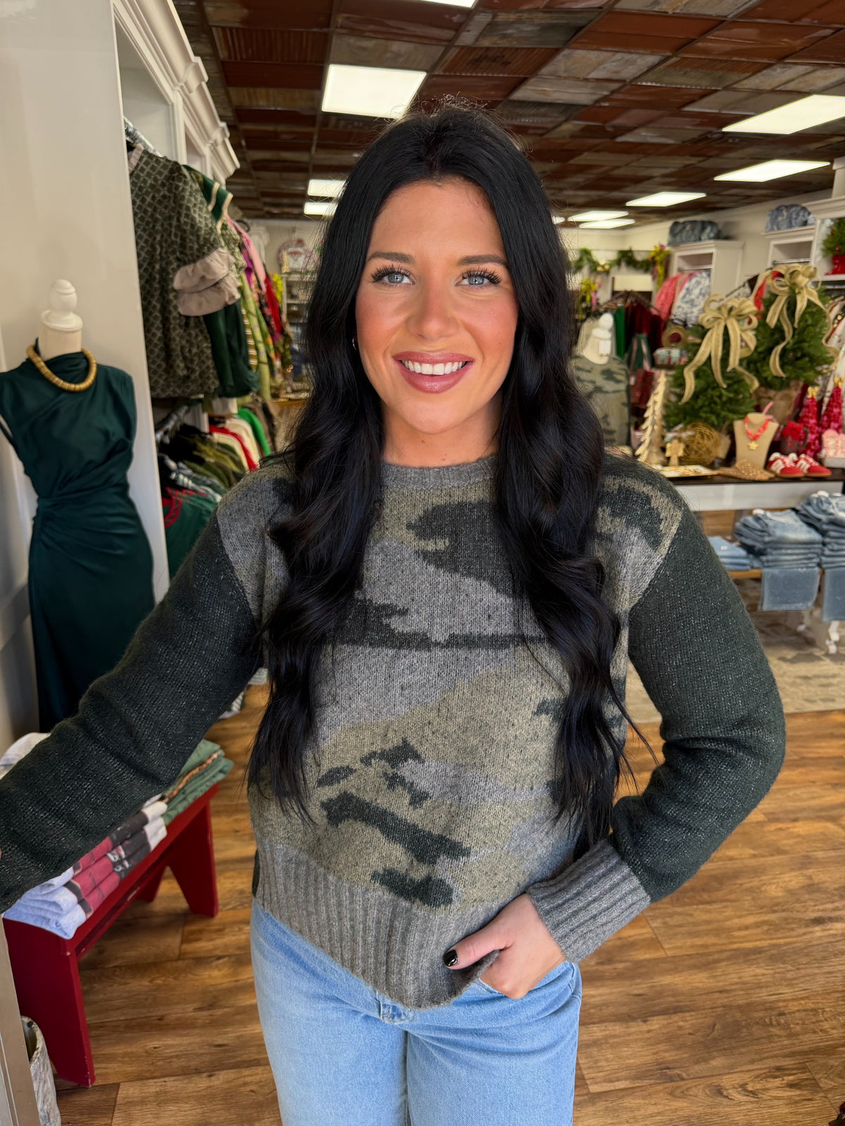 The Camo Sweater