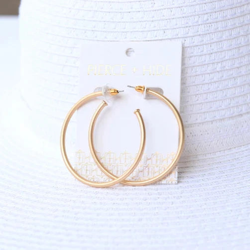 Skinny Everyday Gold Hoops