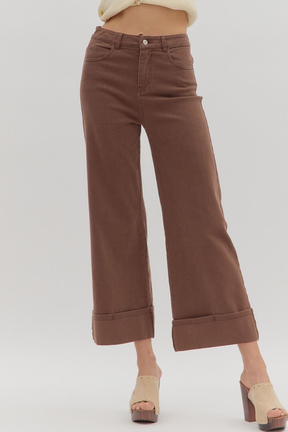 Mid Rise Ankle Length Pants