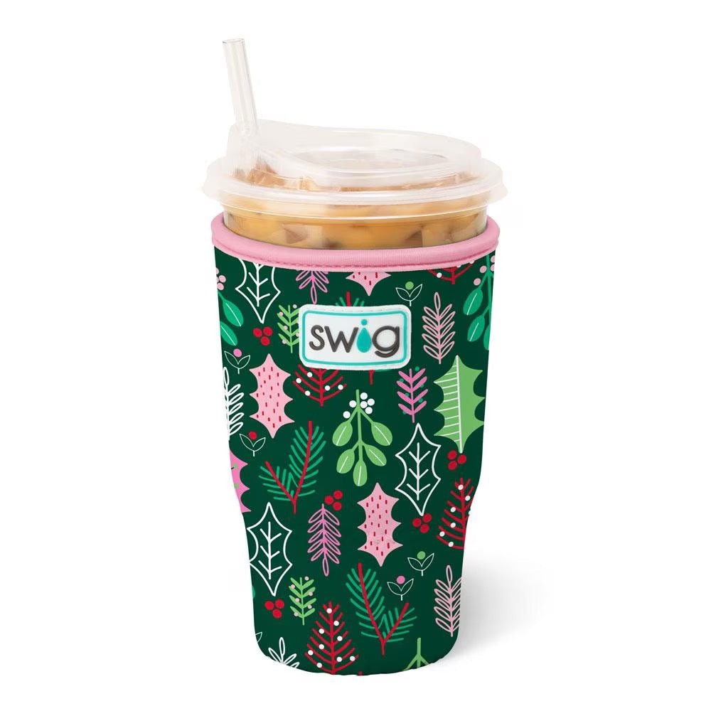 Merry Mistletoe Iced Cup Coolie (Large)