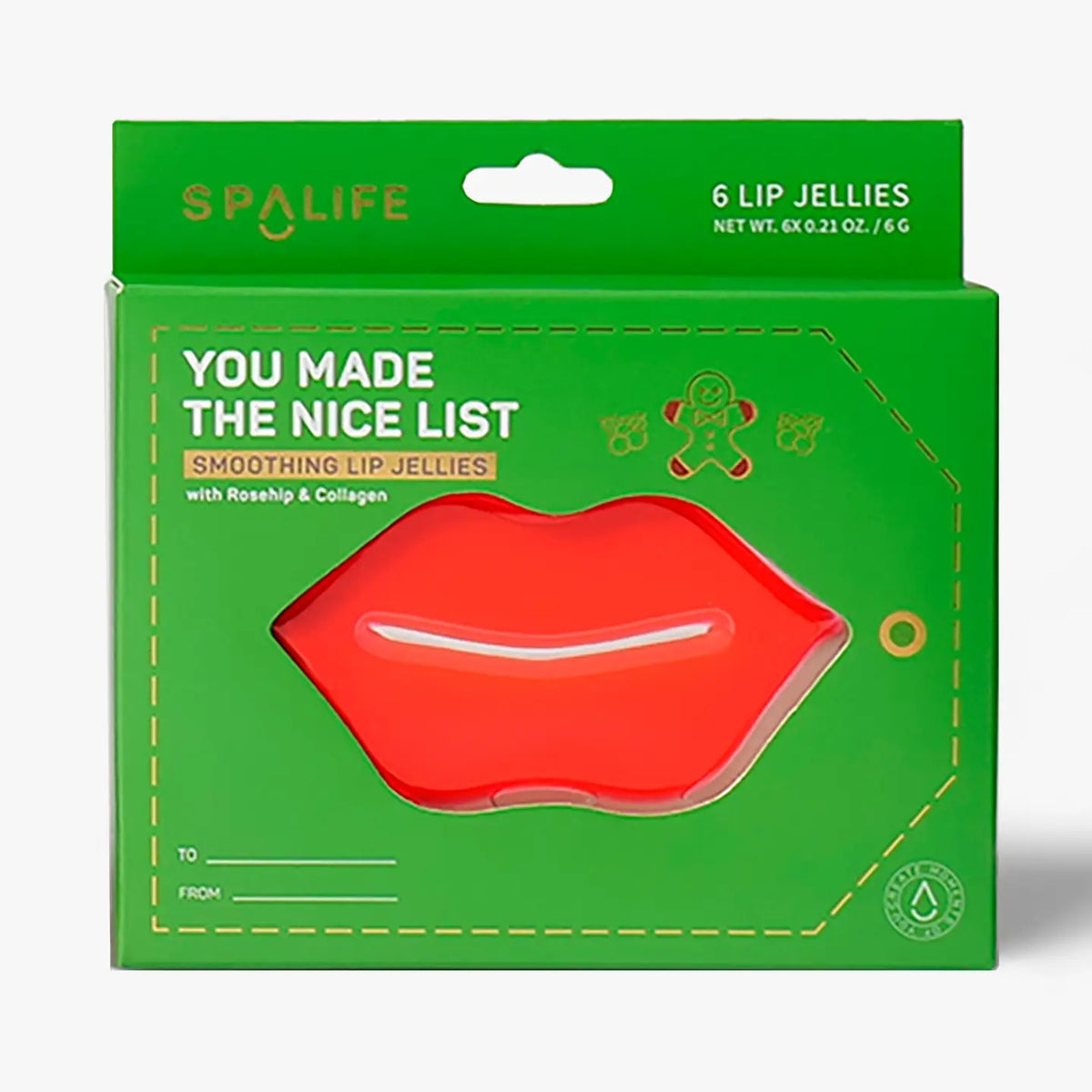 Christmas Holiday Nice List Lip Masks Gift Set 6 Pairs