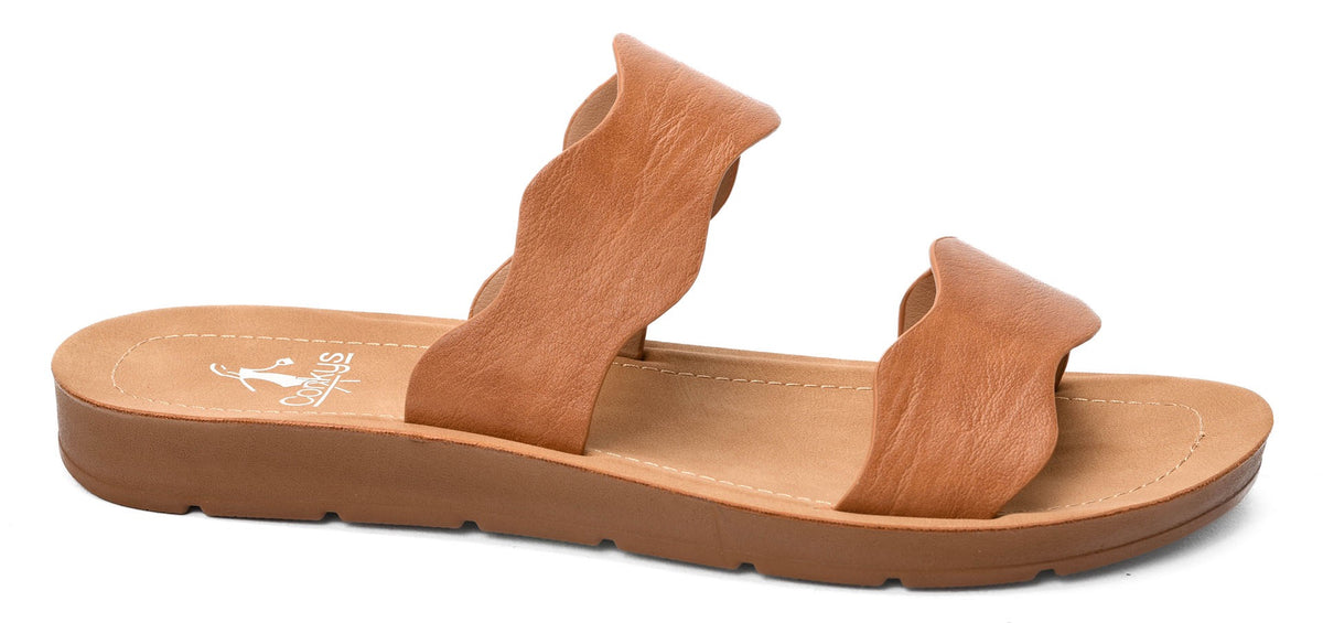 Wishy Washy Sandal in Cognac