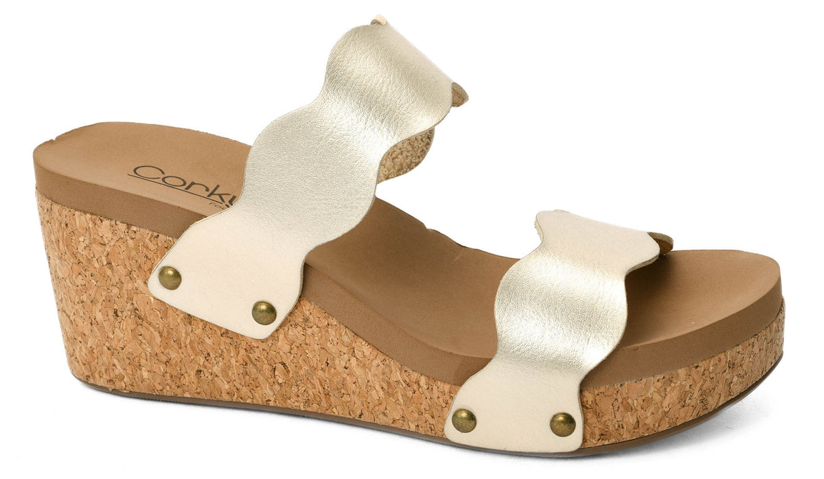 Corky's Obviously Sandal in Gold