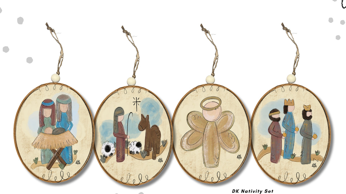 Nativity Ornament Set