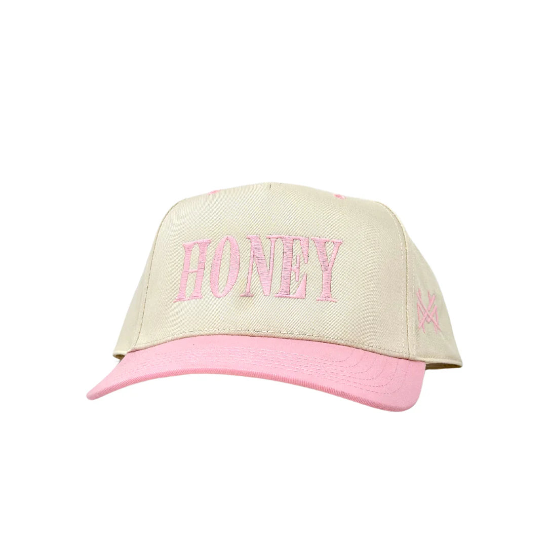 HONEY Trucker Hat in Pink