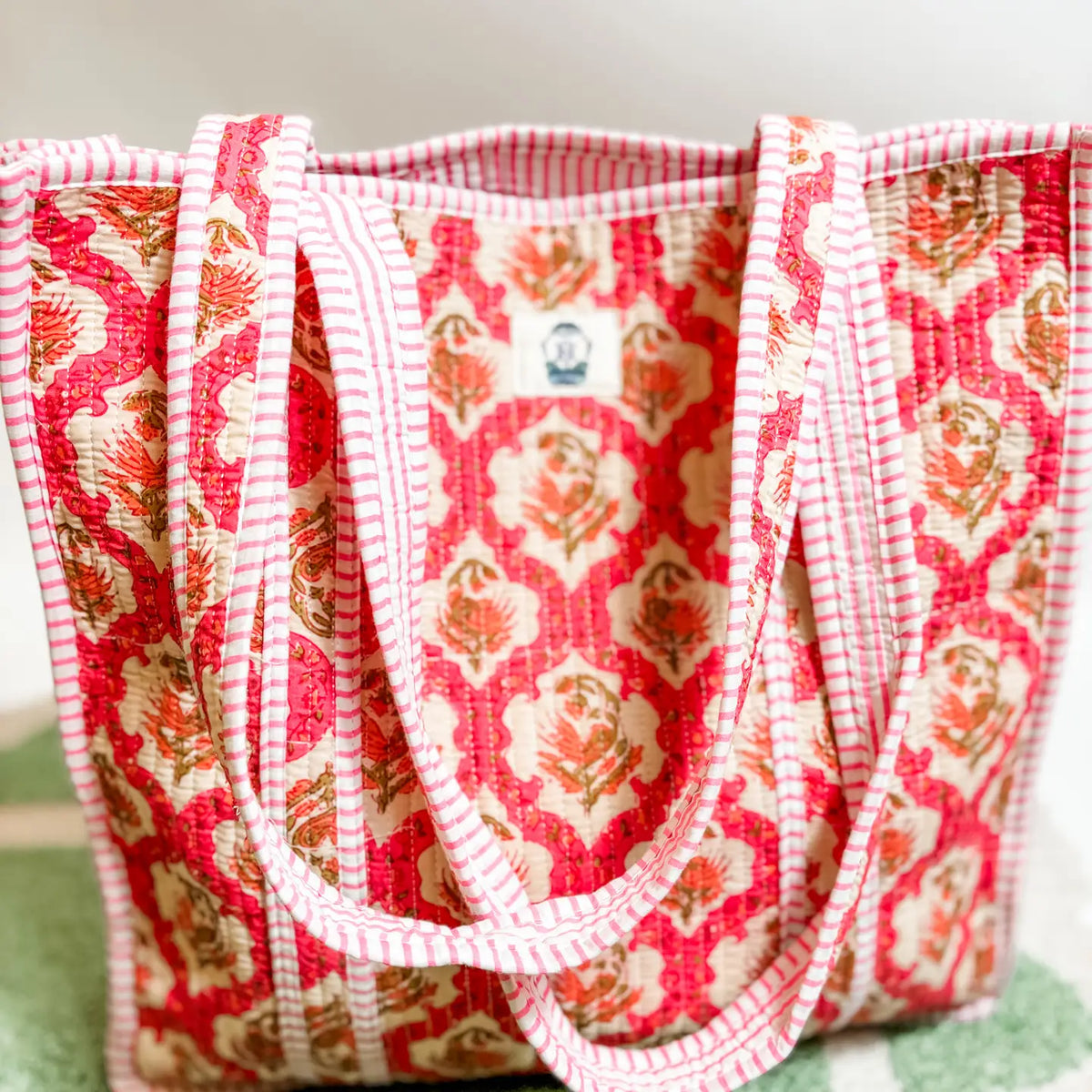 Sunset Dream Quilted Tote Bag