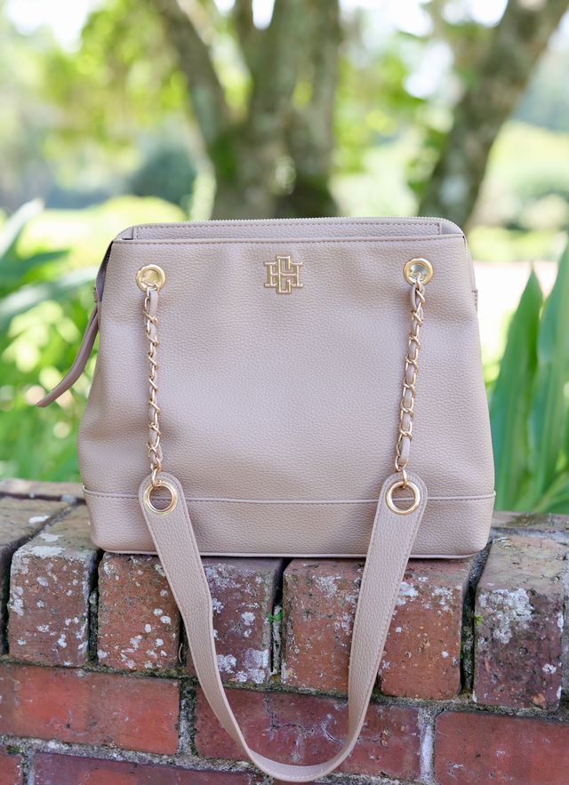 Teegan Tote in Tan