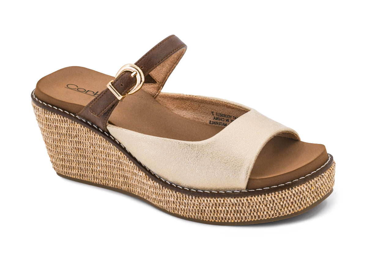 Treat Yourself Shoes in Gold