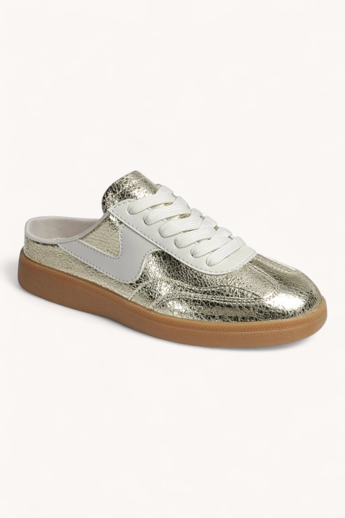 Slip On Sneakers in Gold