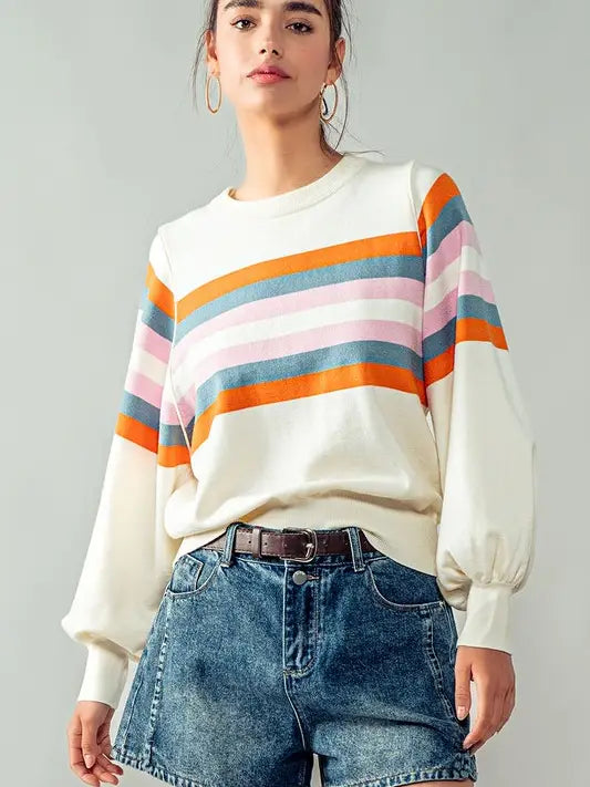 Striped Multi Sweater